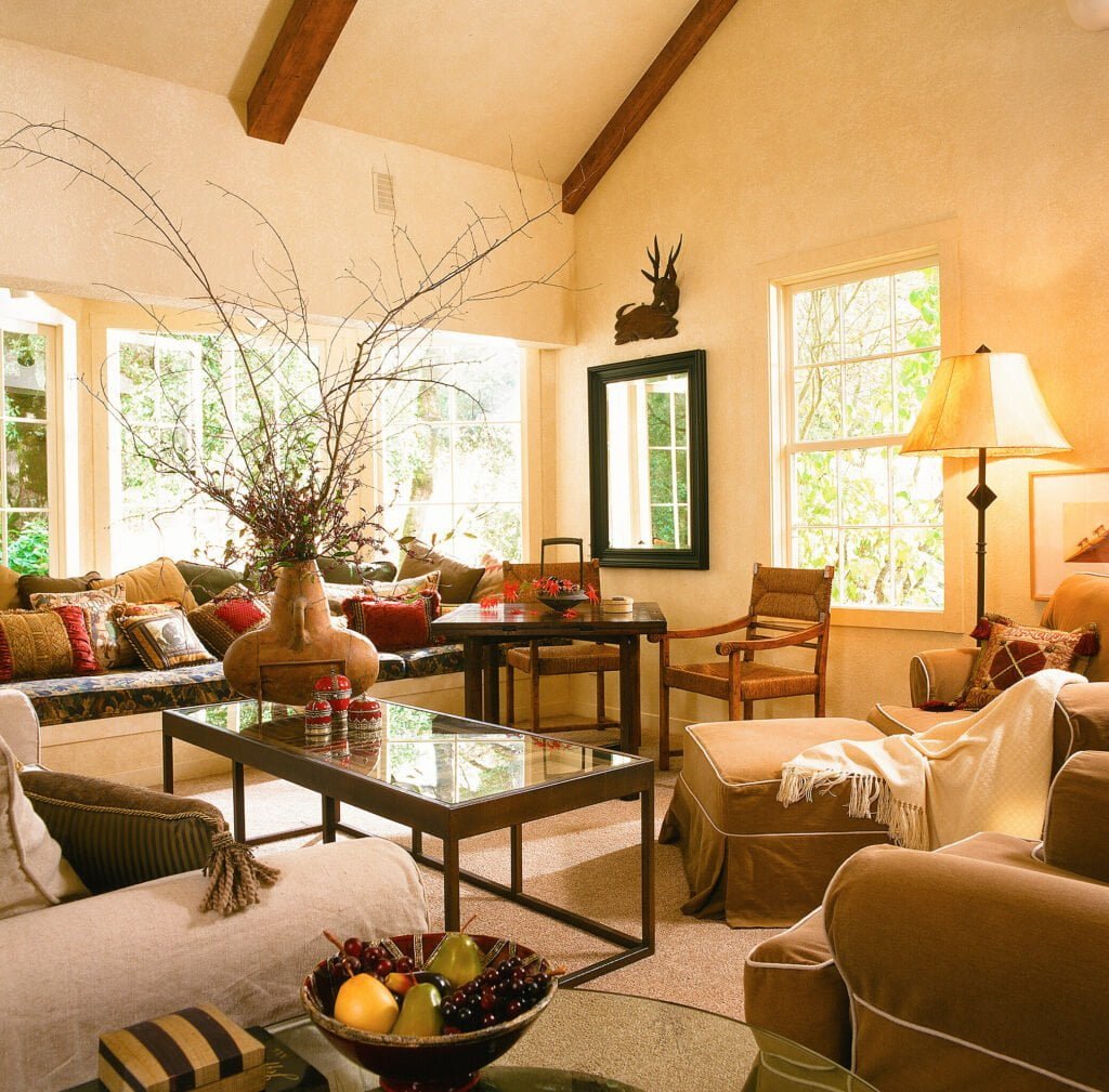 Sonoma Farmhouse Remodel Living Room