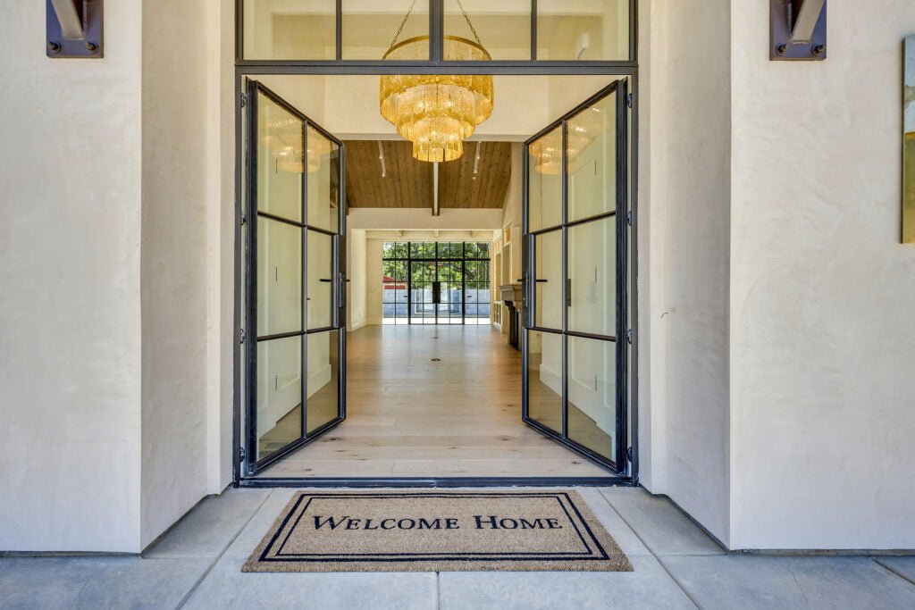 Photograph of Main Entrance of Santa Rosa Hills Custom Transition Rebuild